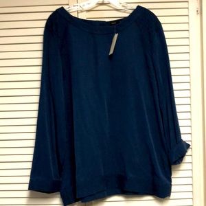 NWT Banana Republic Lyocell Blue Top